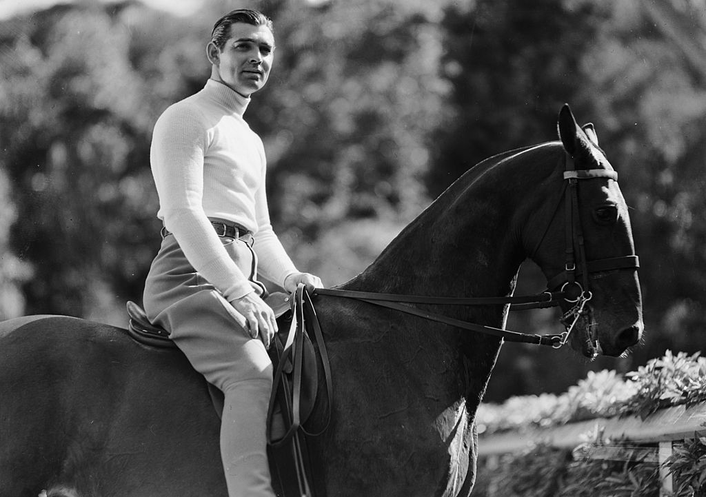 Image Credit: Getty Images / American leading man Clark Gable (1901 - 1960) on horseback, 1931. Image Credit: Getty Images / American leading man Clark Gable (1901 - 1960) on horseback, 1931.