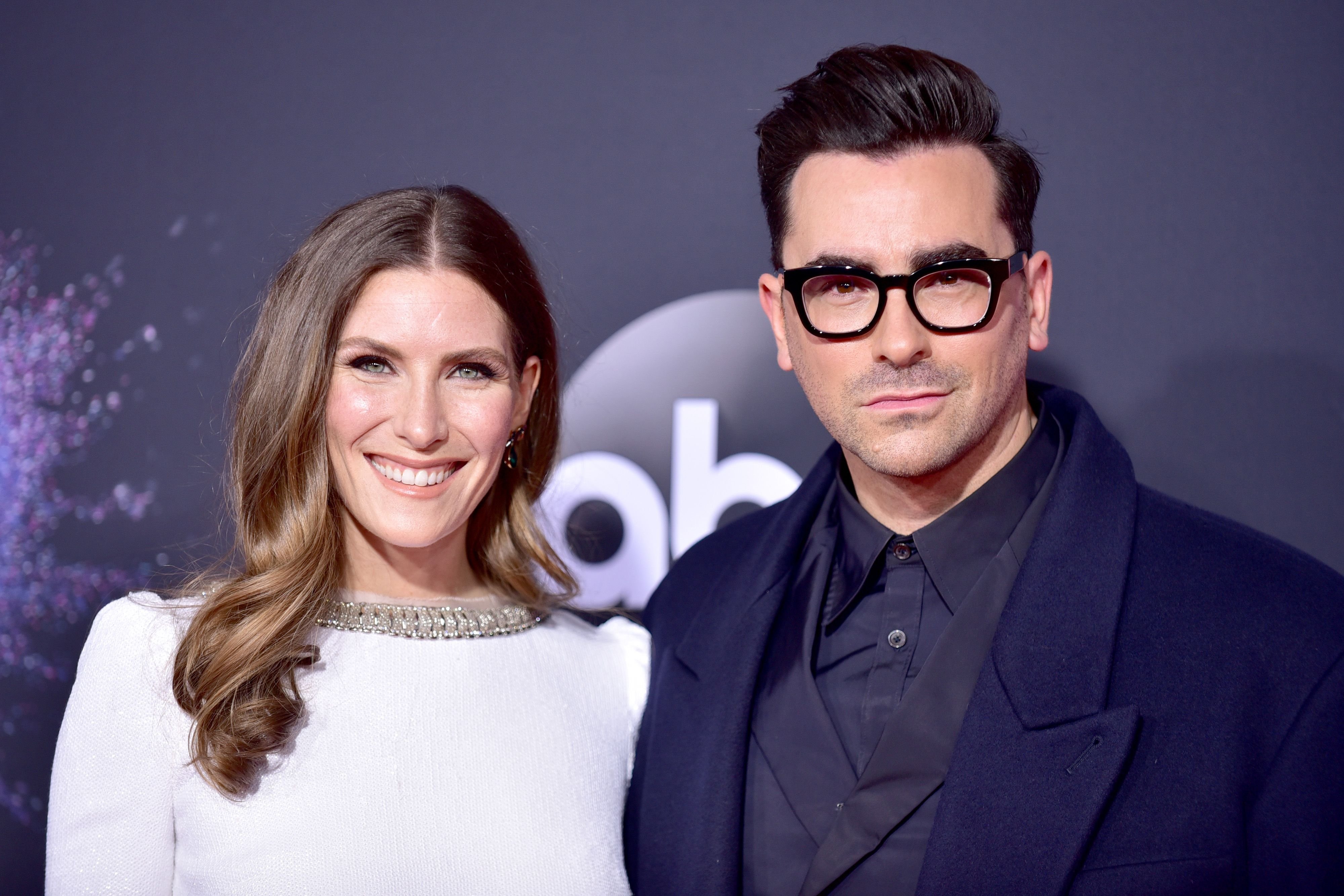 Dan Levy and his sister actress Sarah Levy / Getty Images