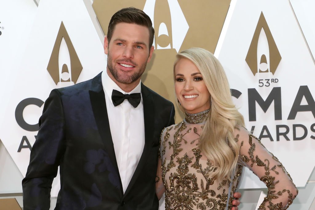 Image Credit: Getty Images / Mike Fisher and Carrie Underwood attend the 53nd annual CMA Awards at Bridgestone Arena on November 13, 2019.
