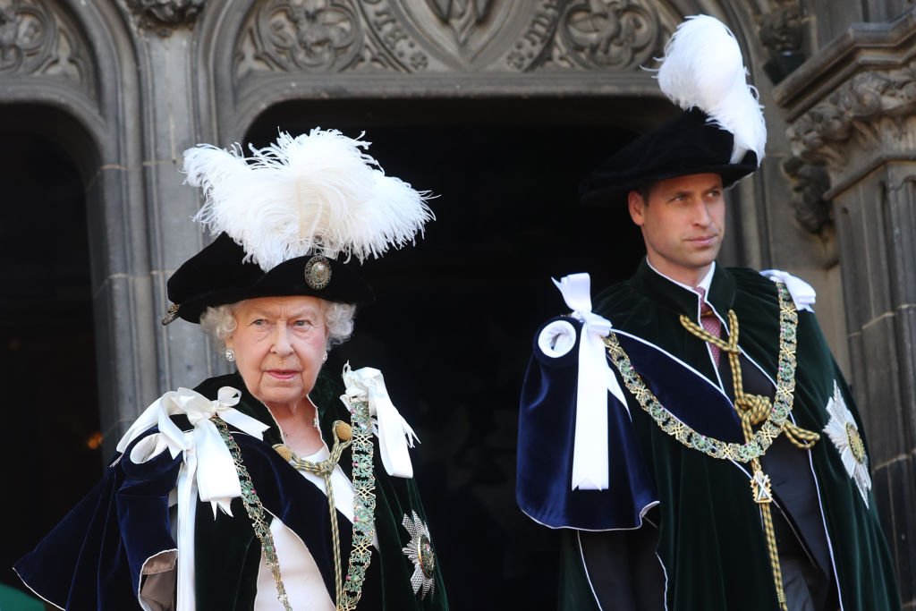 Image Credit: Getty Images / Queen Elizabeth II and Prince William, Duke of Cambridge leave The Thistle Service at St Giles Cathedral on July 6, 2018 in Edinburgh, Scotland. Image Credit: Getty Images / Queen Elizabeth II and Prince William, Duke of Cambridge leave The Thistle Service at St Giles Cathedral on July 6, 2018 in Edinburgh, Scotland.