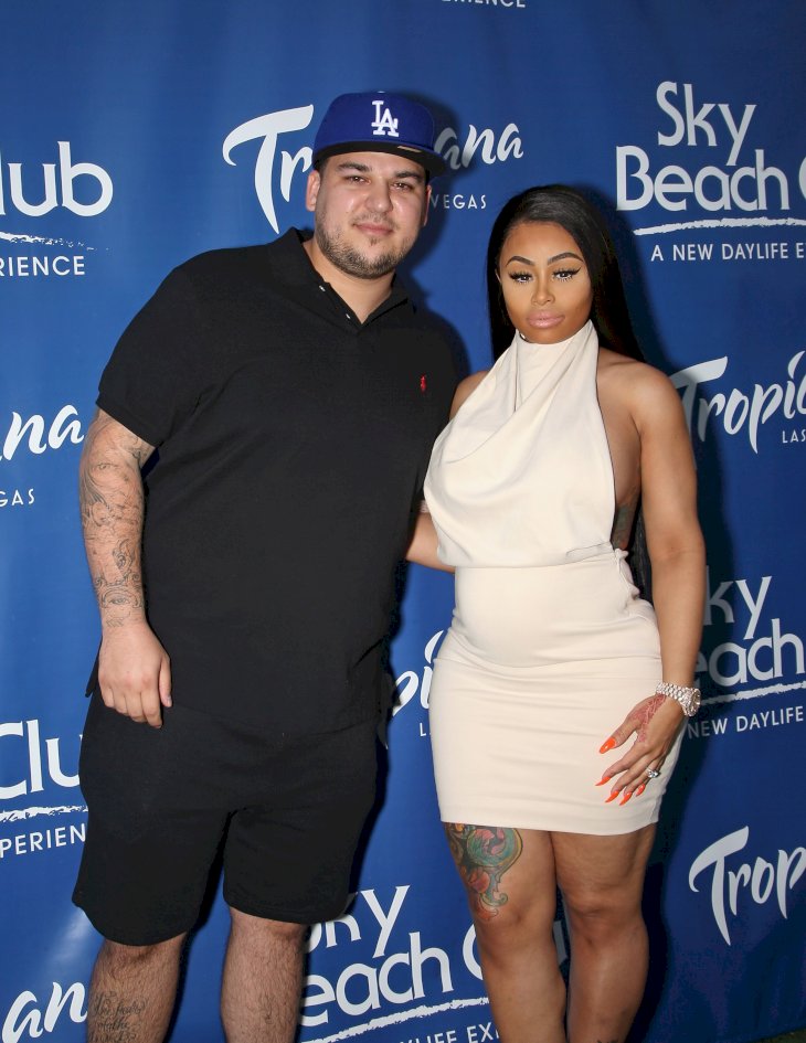 Image Credit: Getty Images/Gabe Ginsberg | Rob Kardashian and model Blac Chyna attend the Sky Beach Club at the Tropicana Las Vegas on May 28, 2016