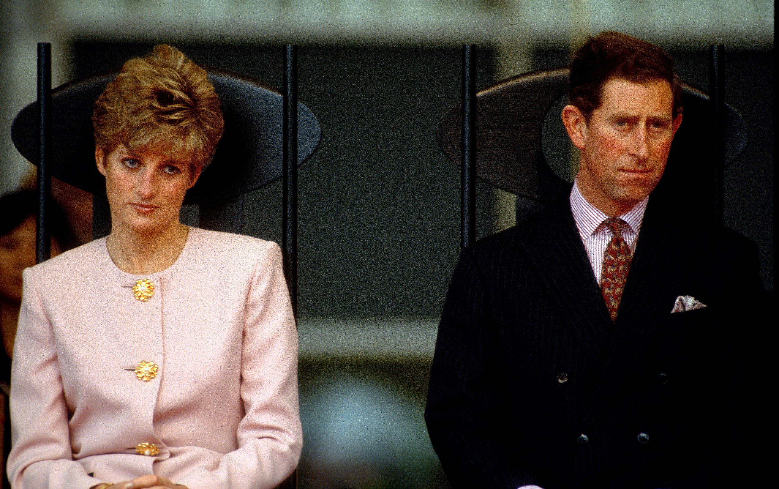 Image Credits: Getty Images | Princess Diana (left) and Prince Charles (right) At A Formal Event