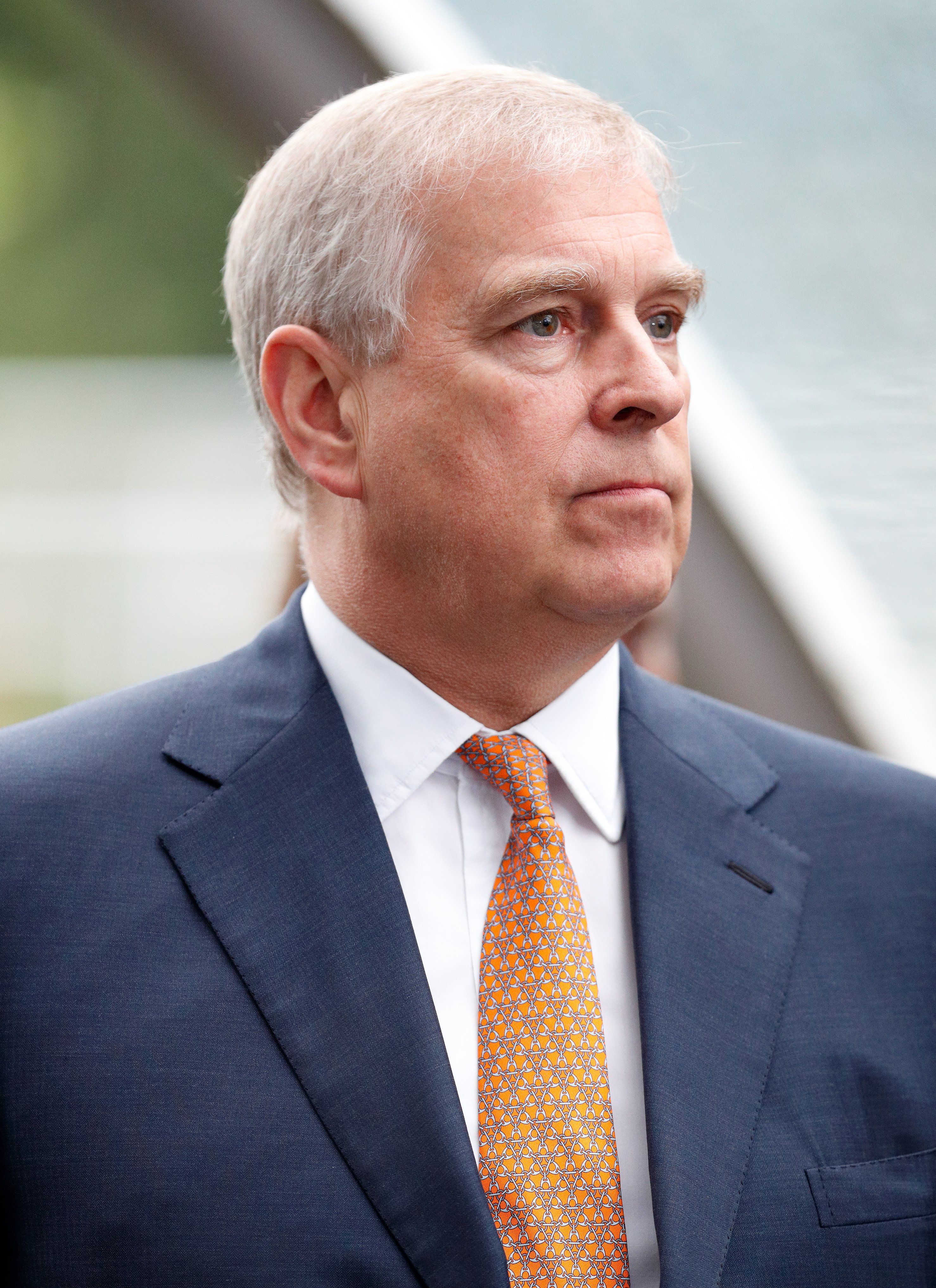 Image Source: Getty Images/ Prince Andrew wearing a suit