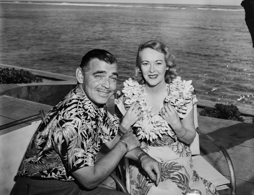 Image Credit: Getty Images / American actor Clark Gable with his wife, actress Sylvia Ashley during their honeymoon in Hawaii, 1950. Image Credit: Getty Images / American actor Clark Gable with his wife, actress Sylvia Ashley during their honeymoon in Hawaii, 1950.