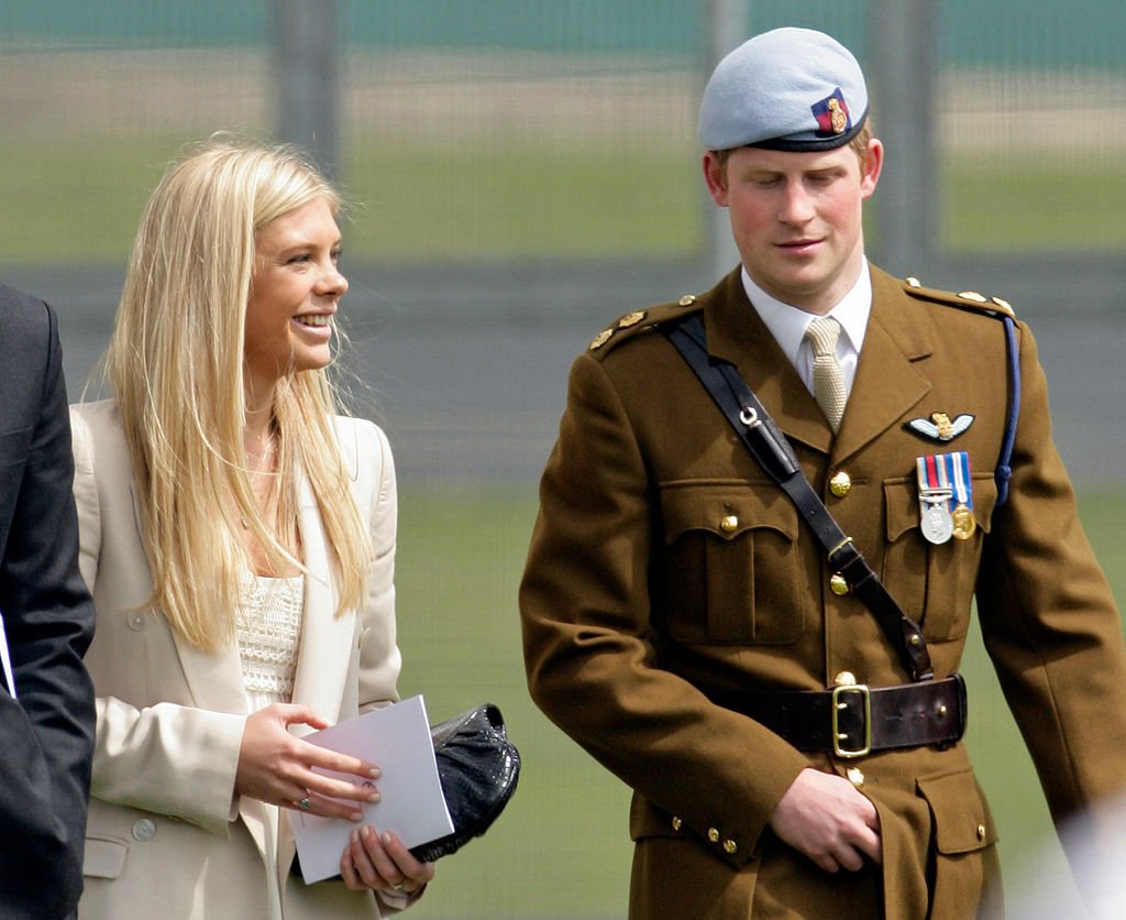 Image Credit: Getty Images / Chelsy Davy and her former boyfriend HRH Prince Harry attend Harry's Army Air Corps pilots course graduation ceremony at the Museum of Army Flying on May 7, 2010.