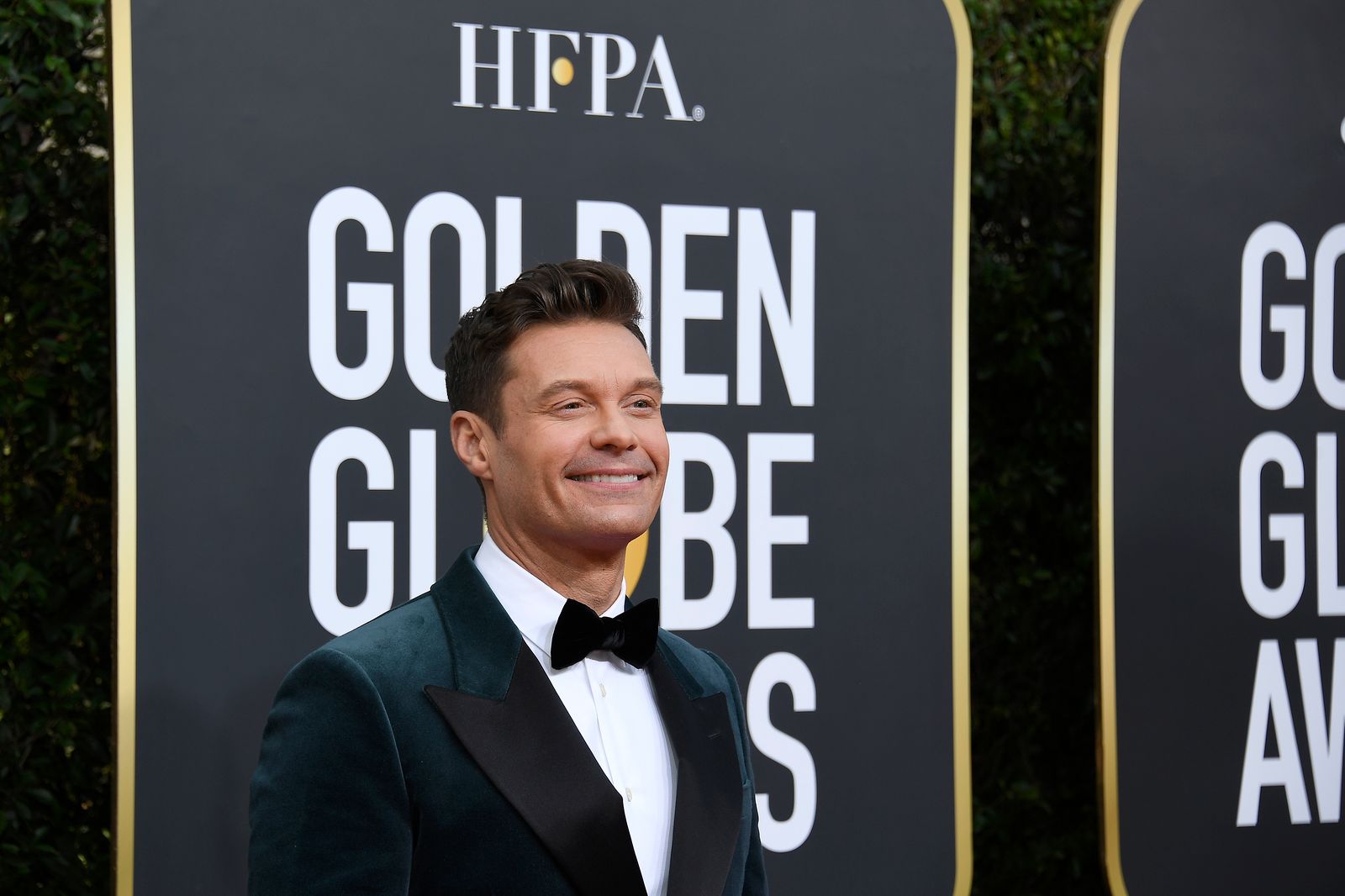 Ryan Seacrest pictured at the Golden Globes/Photo:Getty Images