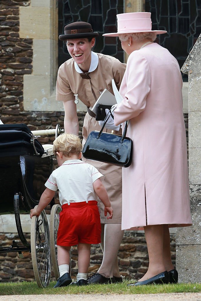 Image Credits: Getty Images / Chris Jackson - WPA Pool | Maria Borrallo talking to Queen Elizabeth