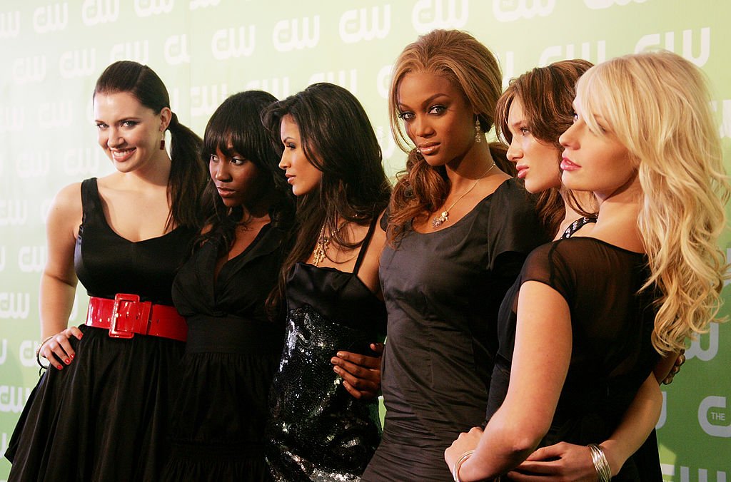 Image Credit: Getty Images / "America's Next Top Model" cast members Diana Zalewski, Whitney Cunningham, Jaslene Gonzalez, Tyra Banks, Natasha Galkina and CariDee English attend The CW Network Upfront at Madison Square Garden, May 17, 2007.