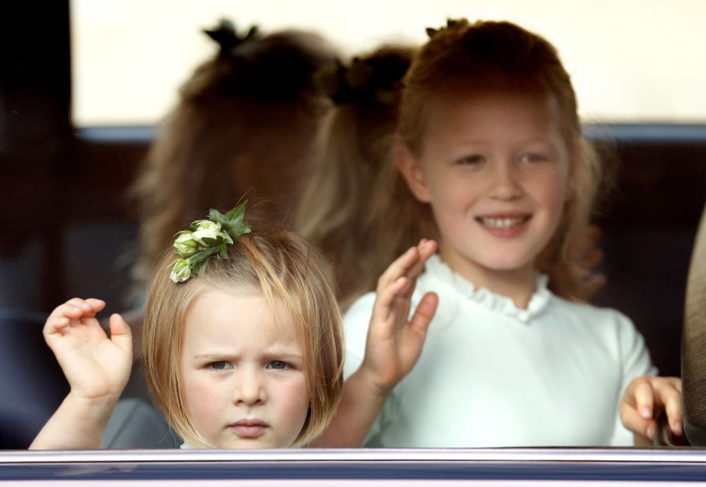 Image Credit: Getty Images / Mia Tindall and Savannah Phillips attend the wedding of Princess Eugenie of York and Jack Brooksbank at St George's Chapel on October 12, 2018 in Windsor, England. Image Credit: Getty Images / Mia Tindall and Savannah Phillips attend the wedding of Princess Eugenie of York and Jack Brooksbank at St George's Chapel on October 12, 2018 in Windsor, England.