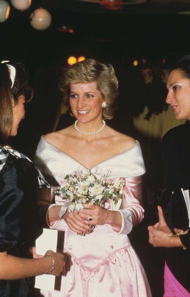 Princess Diana at the gala premiere of "Dancers" / Getty Images Princess Diana at the gala premiere of "Dancers" / Getty Images