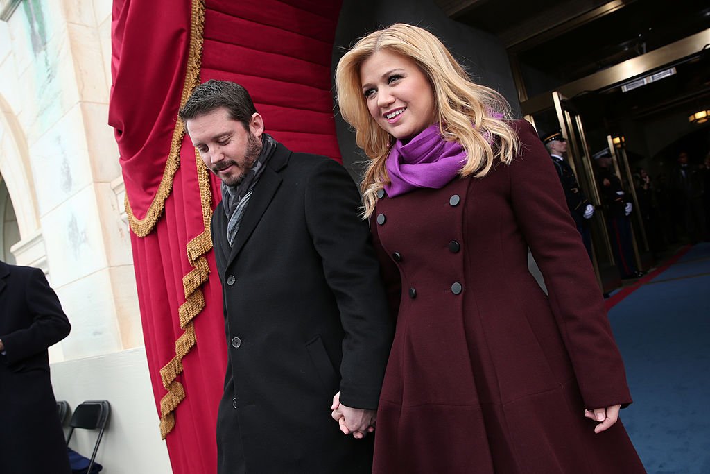 Image Credit: Win McNamee / Getty Images / Kelly Clarkson and her husband former Brandon Blackstock in public.