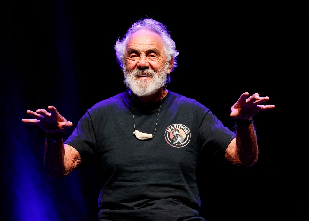 Image Credit: Getty Images / Comedian Tommy Chong speaks on stage during Cheech & Chong 'O Cannabis Tour' at Abbotsford Centre on October 10, 2019 in Abbotsford, Canada.