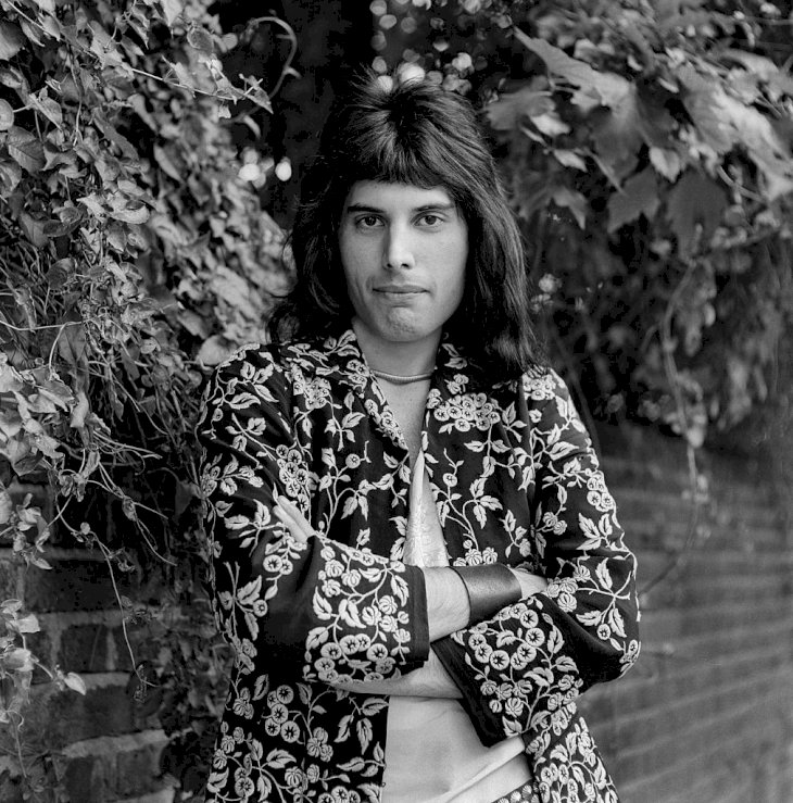 Image Credit: Getty Images / Freddie Mercury poses for a picture.