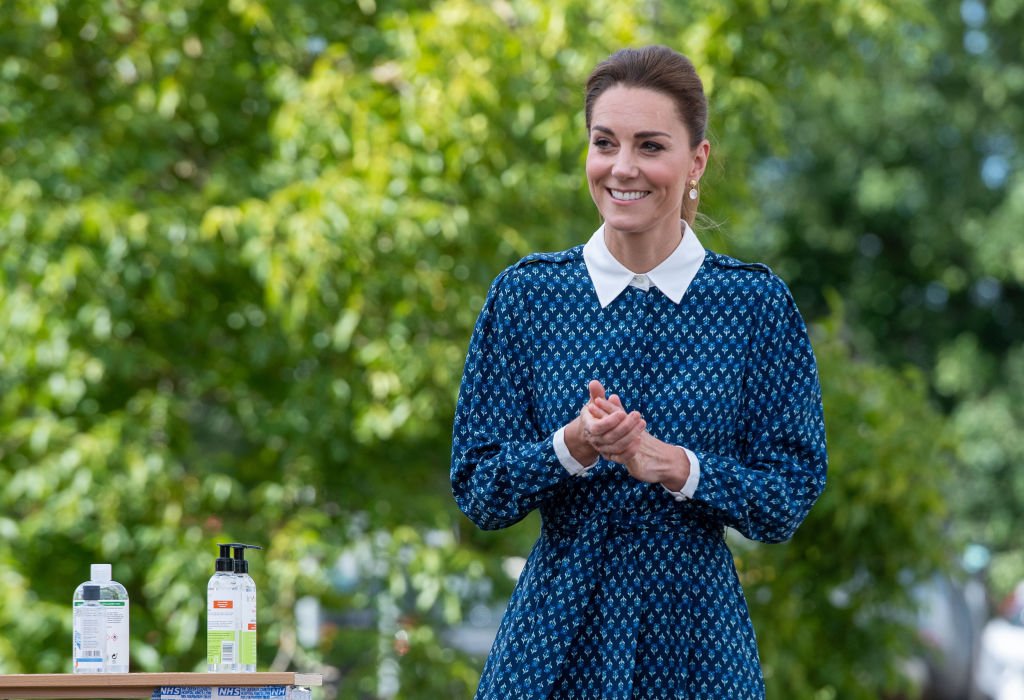 Image Credit: Getty Images/WPA Pool | Kate Middleton, the Duchess of Cambridge smiles for the press.