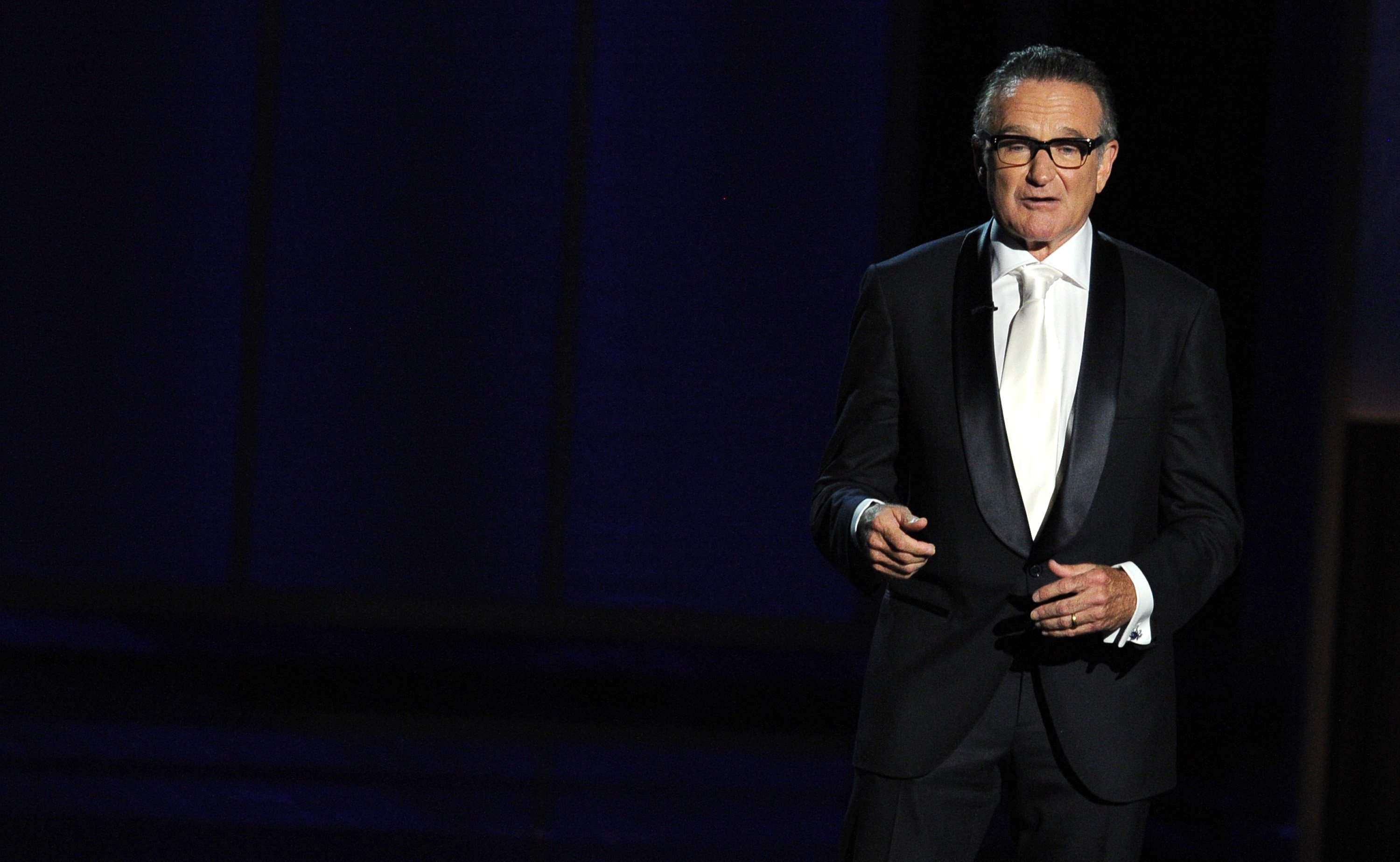 Image Credits: Getty Images / Kevin Winter | Presenter Robin Williams speaks onstage during the 65th Annual Primetime Emmy Awards held at Nokia Theatre L.A. Live on September 22, 2013 in Los Angeles, California. Image Credits: Getty Images / Kevin Winter | Presenter Robin Williams speaks onstage during the 65th Annual Primetime Emmy Awards held at Nokia Theatre L.A. Live on September 22, 2013 in Los Angeles, California.