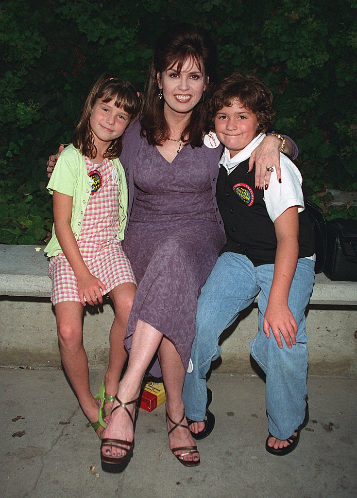 Image Credits: Getty Images / Frank Trapper / Corbis | Marie Osmond with her daughters Rachel and Jessica.