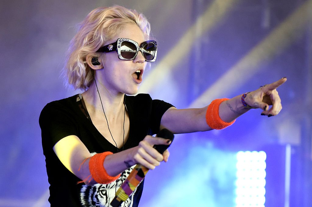 Image Credit: Getty Images / Grimes performs during the Hangout Music Festival on May 22, 2016 in Gulf Shores, Alabama.