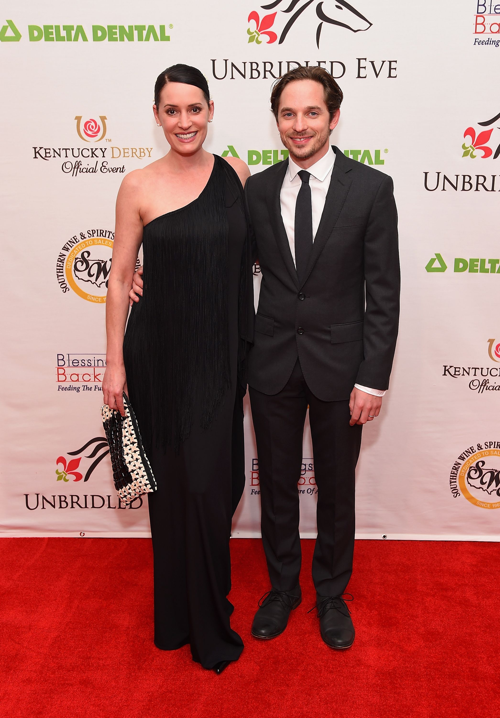 Paget Brewster and Steve Damstra were married by Matthew Gray Gubler / Getty Images Paget Brewster and Steve Damstra were married by Matthew Gray Gubler / Getty Images