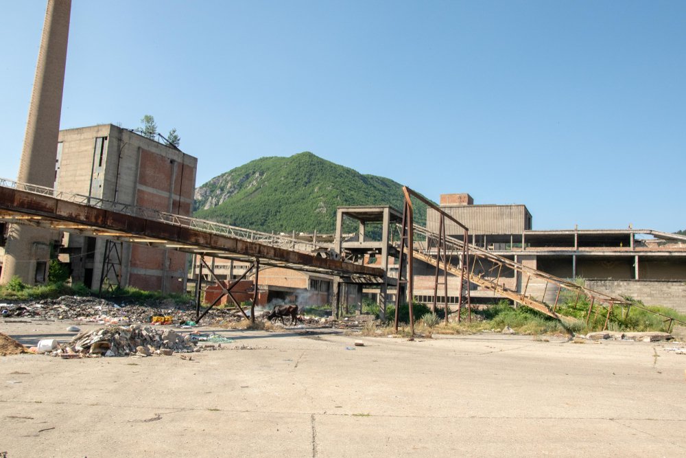 Abandoned Paper Mill Factory in Berane, Montenegro | Shutterstock Abandoned Paper Mill Factory in Berane, Montenegro | Shutterstock