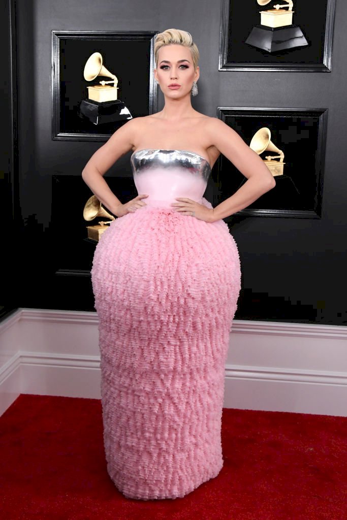 Image Credits: Getty Images / Jon Kopaloff | Katy Perry attends the 61st Annual GRAMMY Awards at Staples Center on February 10, 2019 in Los Angeles, California.