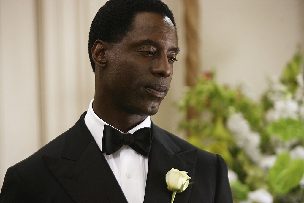 Image Credit: Getty Images / Actor Isaiah Washington on set for the series, Grey's Anatomy.