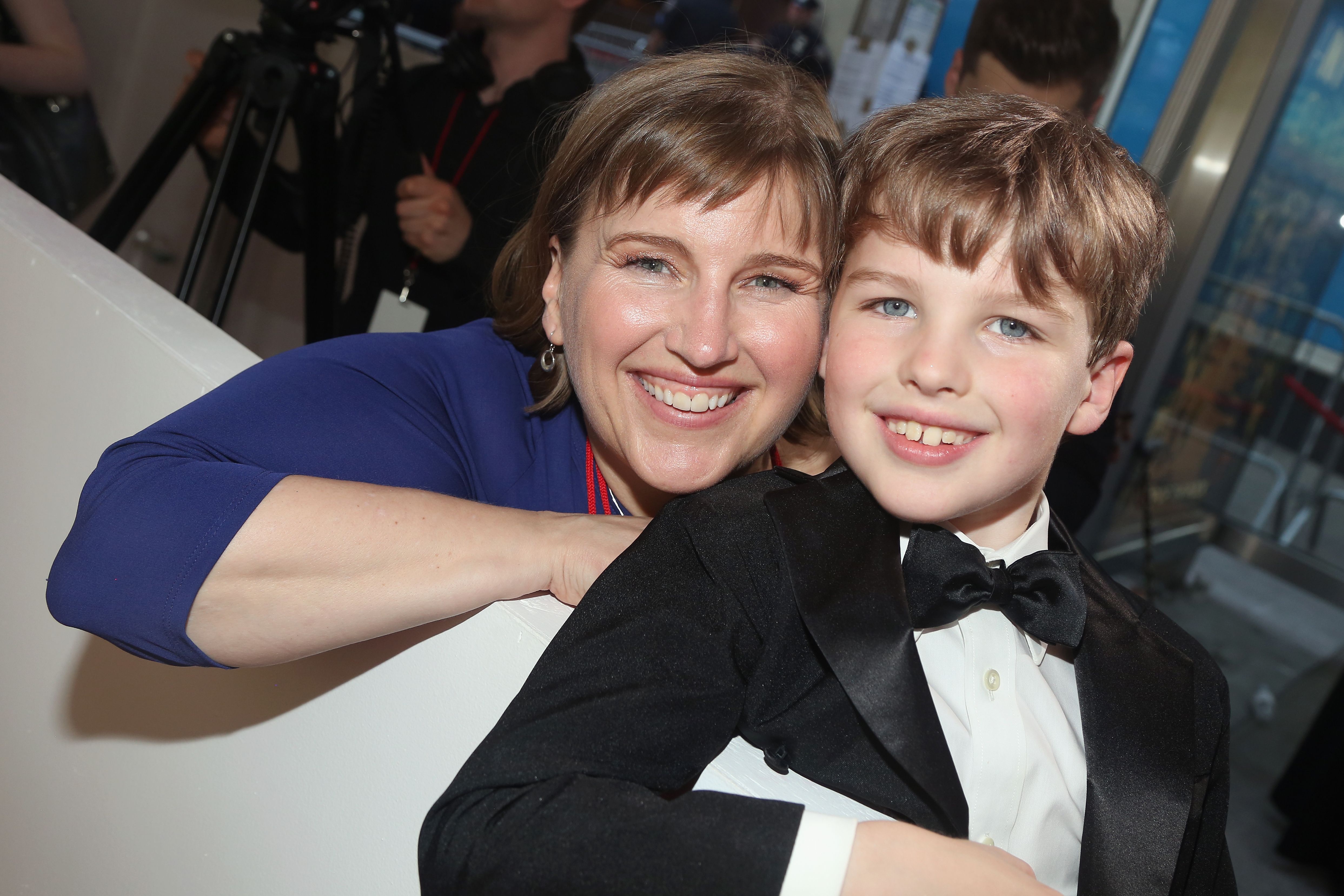 Lee Armitage and Iain Armitage at the 71st Annual Tony Awards at 3 West Club in New York City/Photo:Getty Images