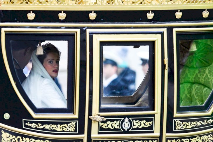 Image Credit: Getty Images/GC Images/MWE | Actress Claire Foy on set of filming The Crown