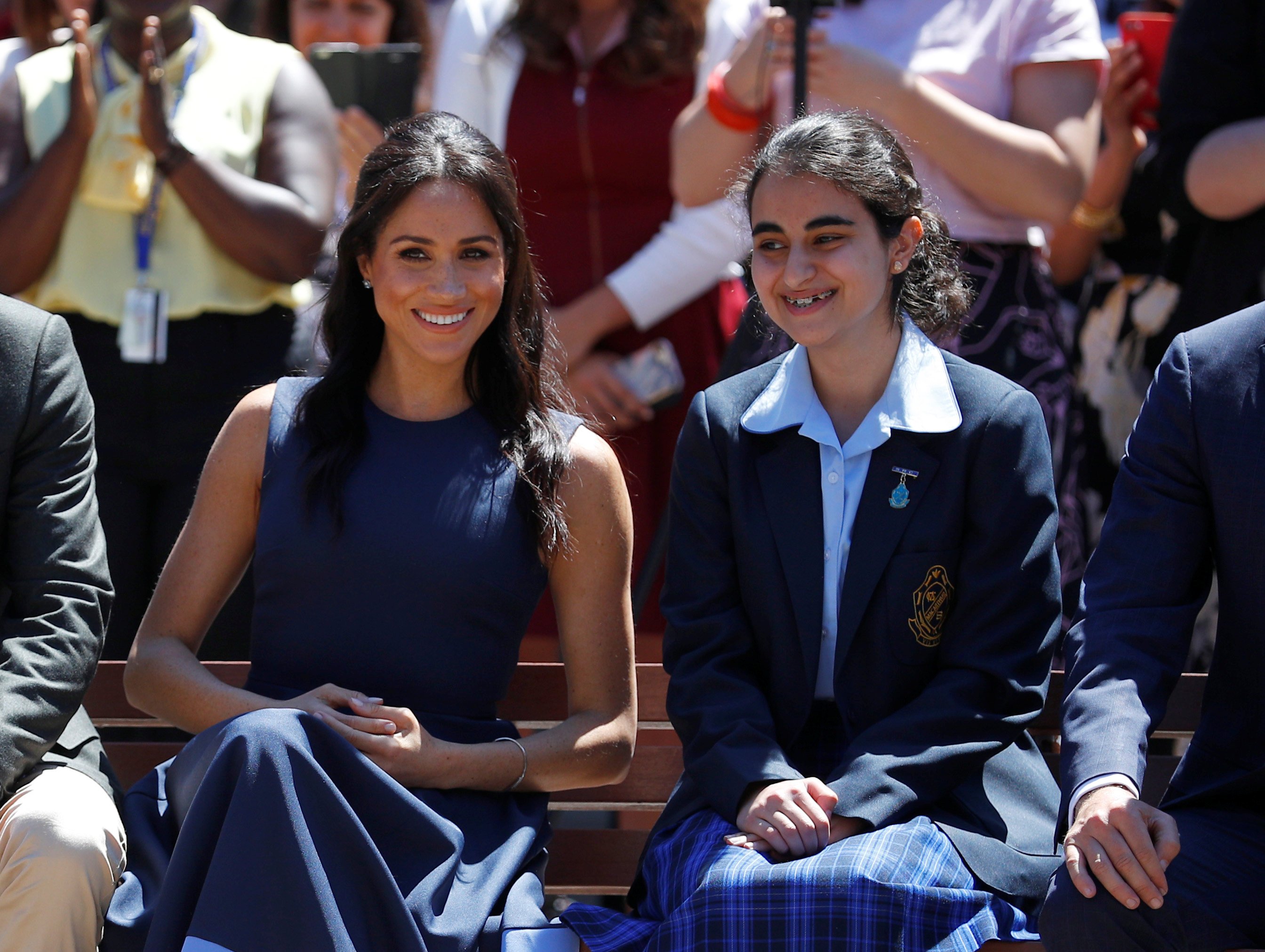 Image Credits: Getty Images | Actress and philanthropist, Meghan Markle is photographed at an event.