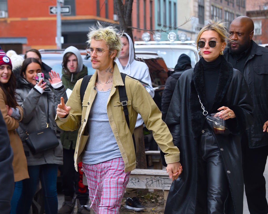 Image Credit: Getty Images / Justin Bieber and Hailey Bieber are seen out and about in Manhattan on February 8, 2020 in New York City. Image Credit: Getty Images / Justin Bieber and Hailey Bieber are seen out and about in Manhattan on February 8, 2020 in New York City.