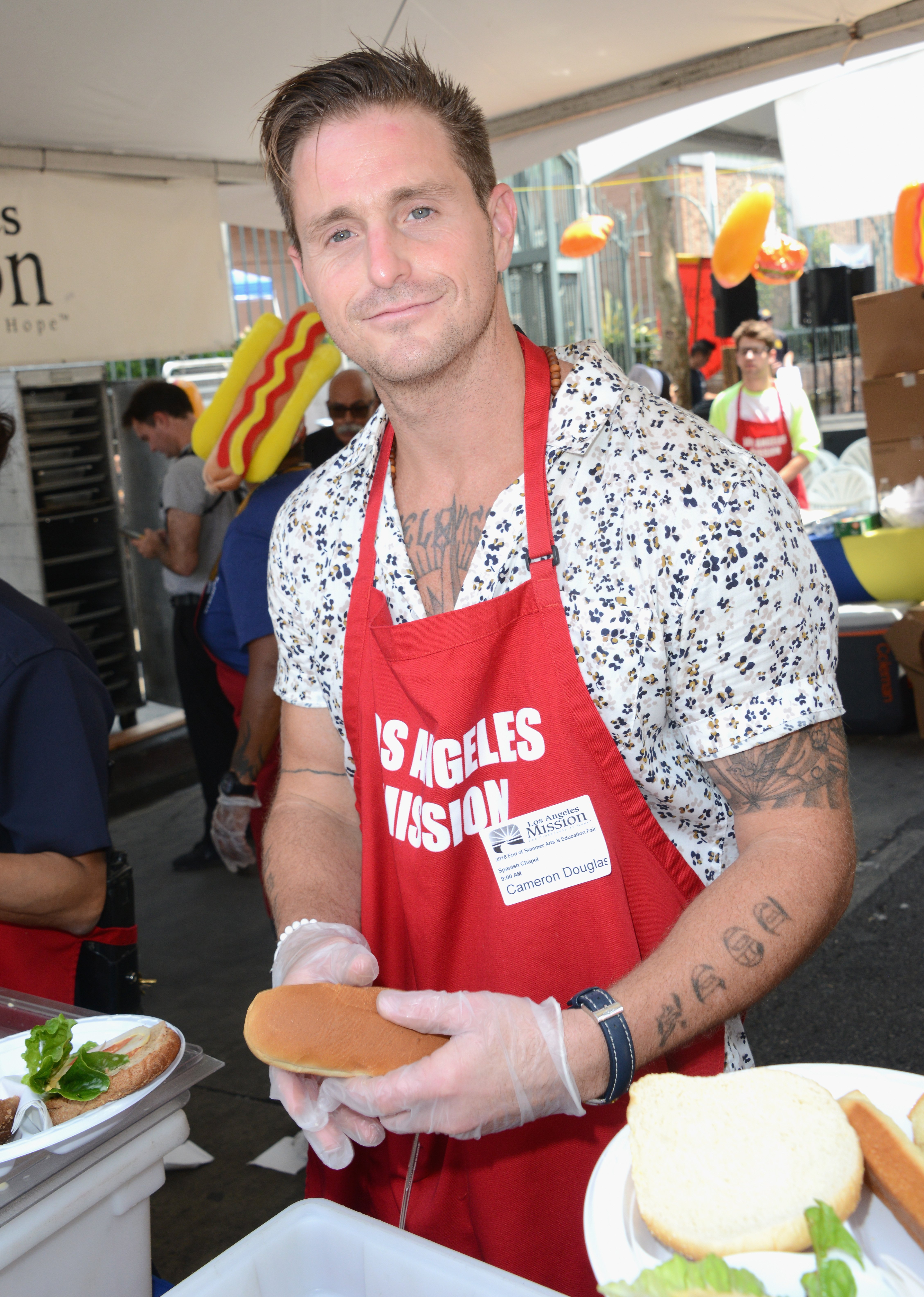 Image Credits: Getty Images / Albert L. Ortega | Actor Cameron Douglas participates in the Los Angeles Mission's End of Summer Art and Education Fair held at Los Angeles Mission on August 11, 2018 in Los Angeles, California.