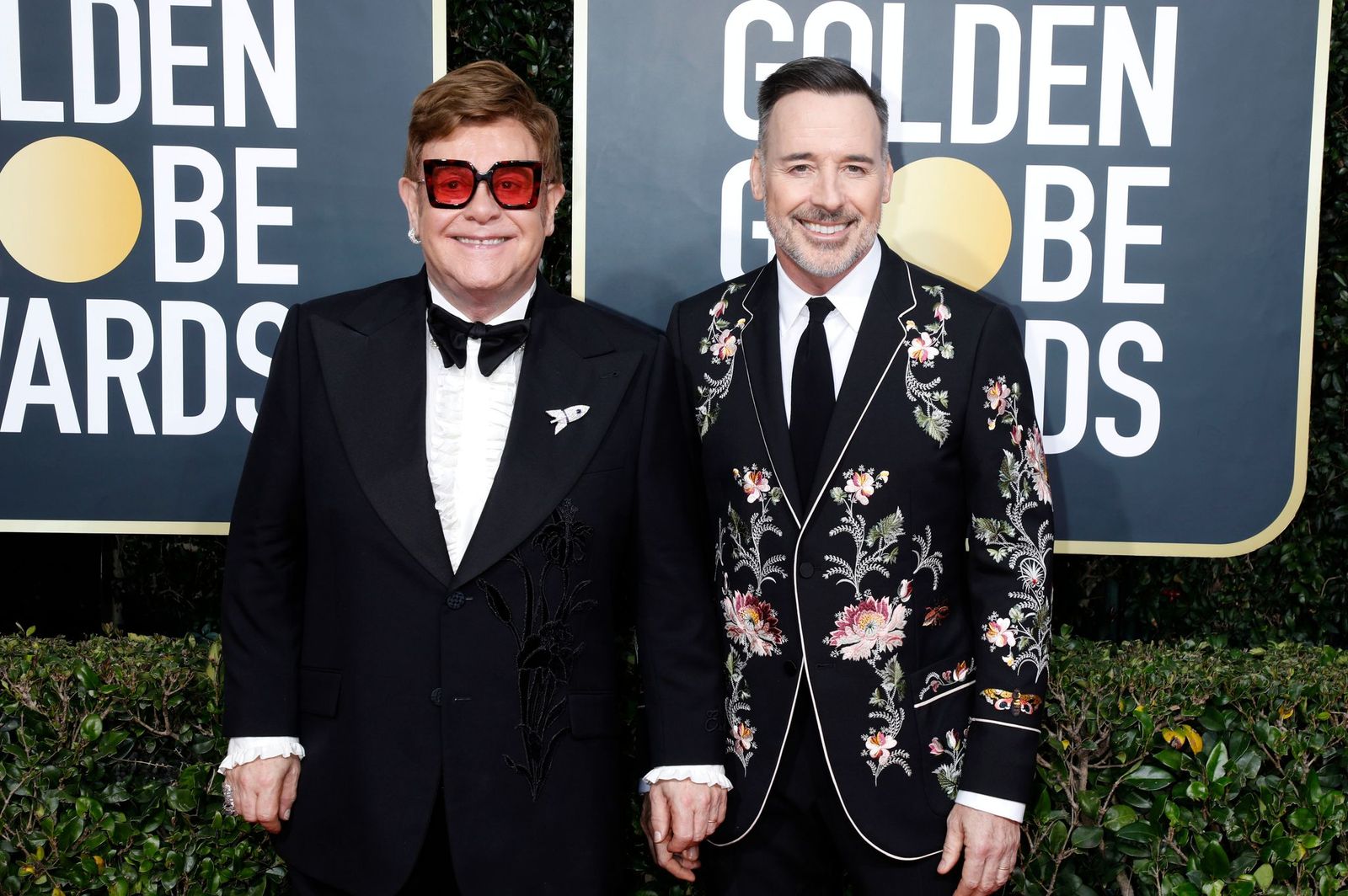 Elton John and David Furnish/Photo:Getty Images