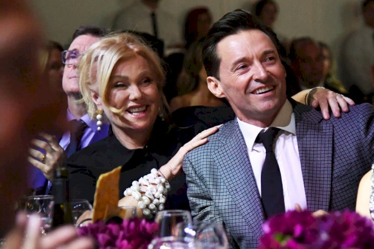 Image Credit: Getty Images / Hugh Jackman and Deborra-Lee Furness attend an event in 2018.