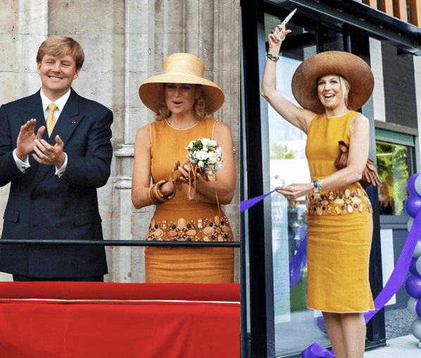 image Credit: Getty Images/Venturelli | Queen Máxima is pictured looking royal in a perfectly suited outfit.