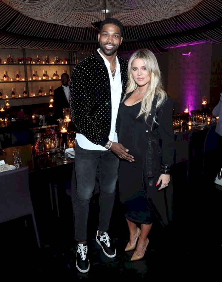 Image Credit: Getty Images/Getty Images for Klutch Sports Group/Jerritt Clark | Tristan Thompson and Khloe Kardashian attend the Klutch Sports Group "More Than A Game" Dinner