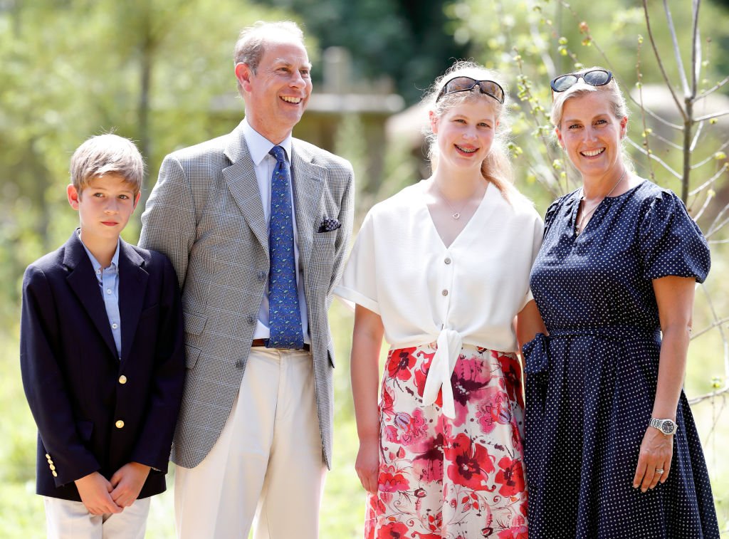 Image Credit: Getty Images / James, Viscount Severn, Prince Edward, Earl of Wessex, Lady Louise Windsor and Sophie, Countess of Wessex visit The Wild Place Project at Bristol Zoo on July 23, 2019 in Bristol, England.