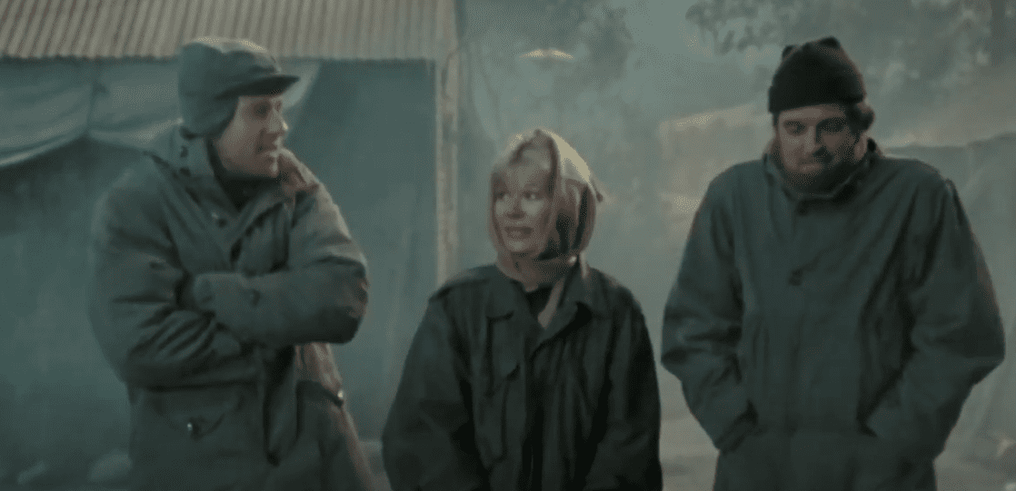 Image Credits: YouTube / MeTV | "M*A*S*H" characters on one of the winter episodes