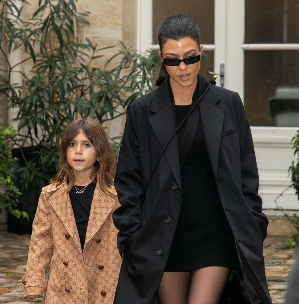 Image Credit: Getty Images/Penelope with mom Kourtney Kardashian