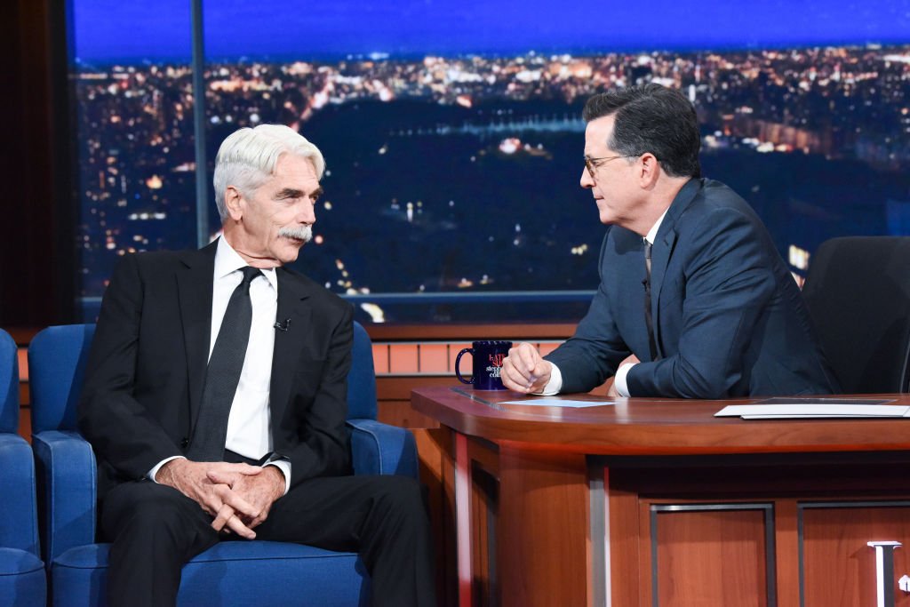 Image Source: Getty Images/CBS/Scott Kowalchyk | Elloit with Stephen Colbert Image Source: Getty Images/CBS/Scott Kowalchyk | Elloit with Stephen Colbert
