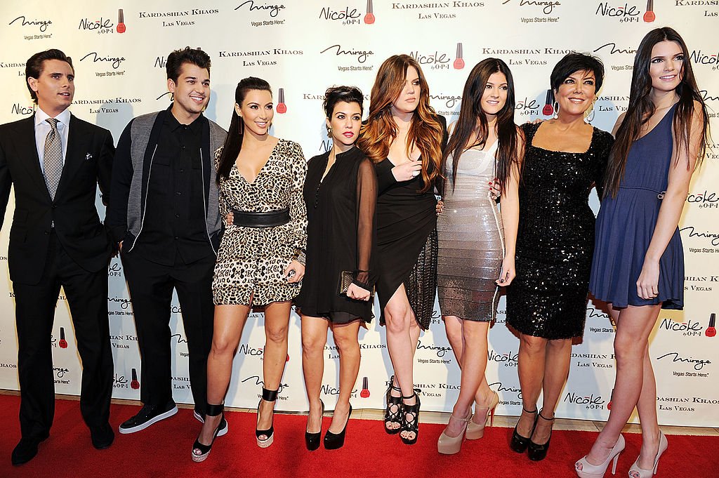 Image Credit: Getty Images / The Kardashians and Jenners arrive at the grand opening of Kardashian Khaos at The Mirage Hotel and Casino on December 15, 2011 in Las Vegas, Nevada.