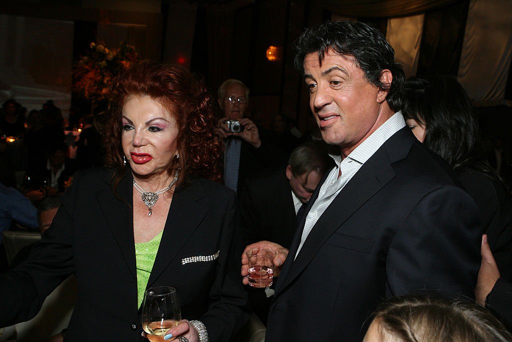 Image Credits: Getty Images / E. Charbonneau / WireImage | Jackie Stallone and Sylvester Stallone.
