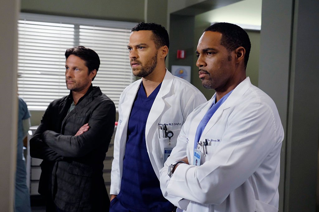 Image Credit: Getty Images/Walt Disney Television via Getty Images/Tony Rivetti | Martin Henderson, Jesse Williams and Jason George from season twelve