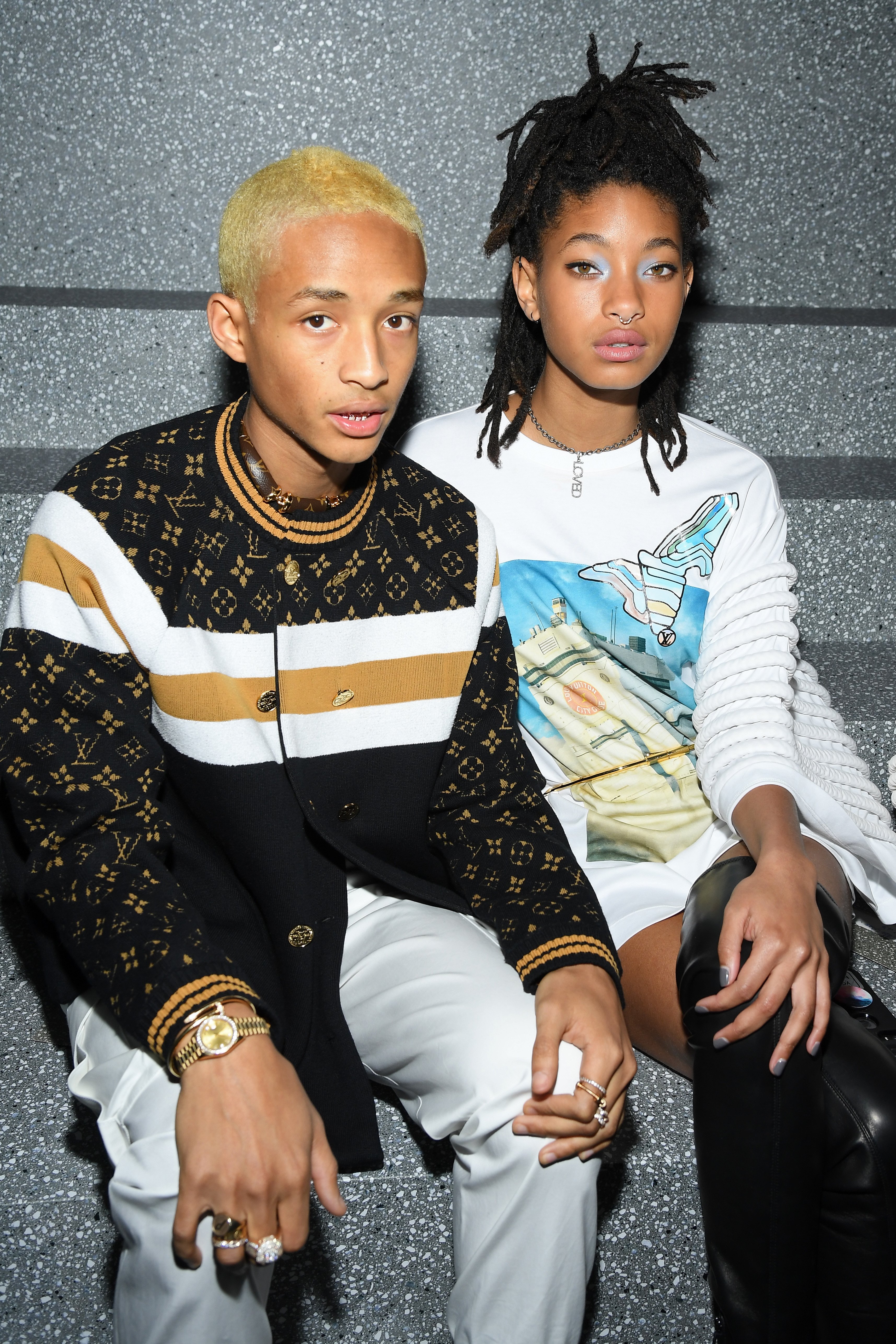 Image Credits: Getty Images / Pascal Le Segretain | Jaden Smith and Willow Smith attend the Louis Vuitton show as part of the Paris Fashion Week Womenswear Fall/Winter 2019/2020 on March 05, 2019 in Paris, France. Image Credits: Getty Images / Pascal Le Segretain | Jaden Smith and Willow Smith attend the Louis Vuitton show as part of the Paris Fashion Week Womenswear Fall/Winter 2019/2020 on March 05, 2019 in Paris, France.