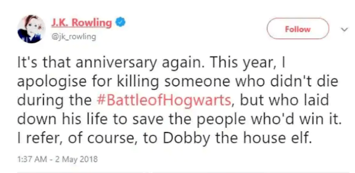 Image credits: Twitter/jk_rowling Image credits: Twitter/jk_rowling