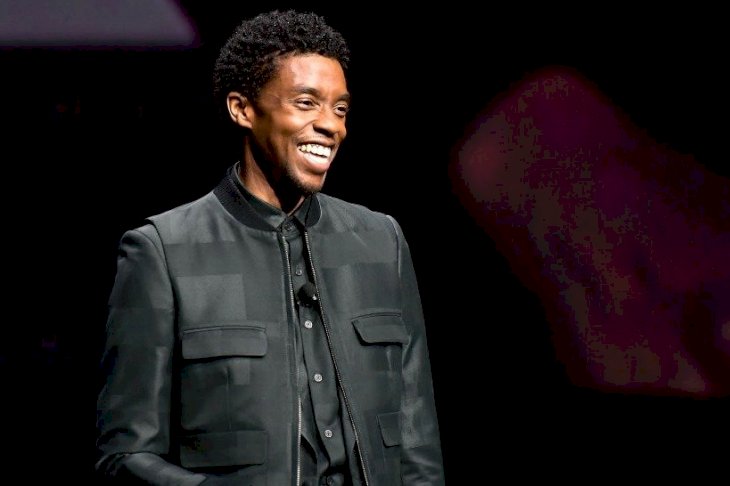 Image Credits: Getty Images / Chadwick Boseman speaks onstage at CinemaCon 2019