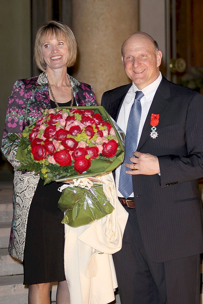Image Credits: Getty Images / Marc Piasecki / WireImage | Steve Ballmer poses with his wife Connie.