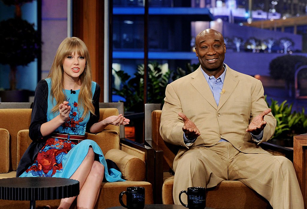 Image Credit: Getty Images / Singer Taylor Swift (L) and actor Michael Clarke Duncan appear on the Tonight Show With Jay Leno. at NBC Studios on February 20, 2012 in Burbank, California. Image Credit: Getty Images / Singer Taylor Swift (L) and actor Michael Clarke Duncan appear on the Tonight Show With Jay Leno. at NBC Studios on February 20, 2012 in Burbank, California.