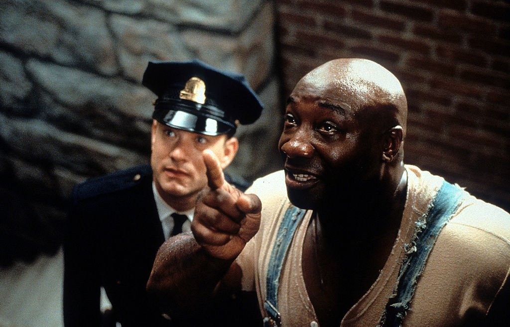 Image Credit: Getty Images / Tom Hanks is guided by Michael Clarke Duncan in a scene from the film 'The Green Mile', 1999. Image Credit: Getty Images / Tom Hanks is guided by Michael Clarke Duncan in a scene from the film 'The Green Mile', 1999.
