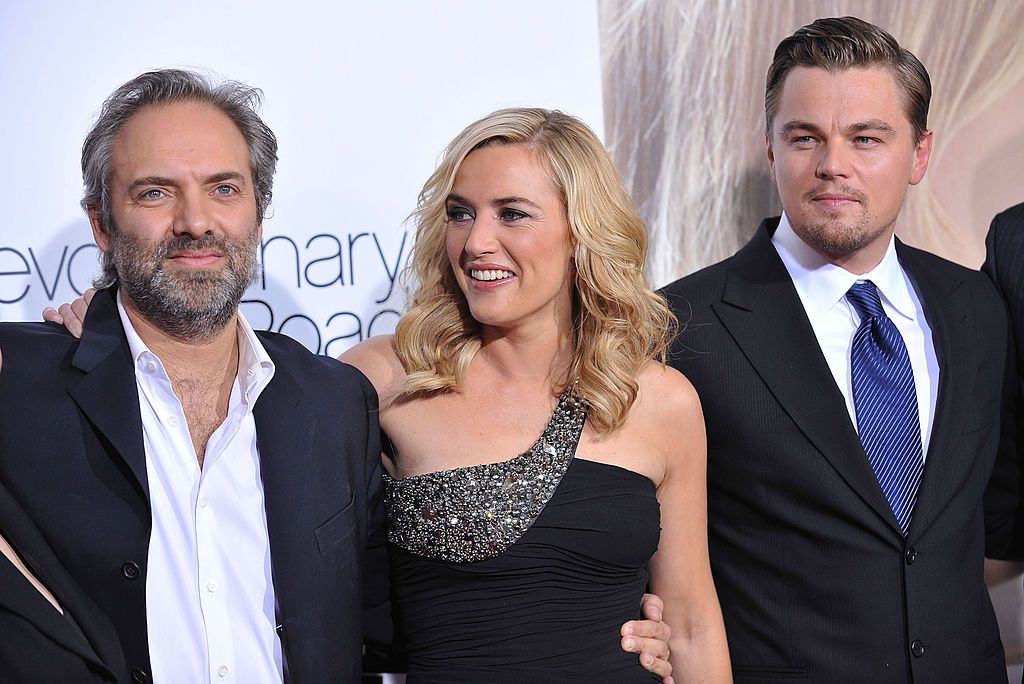 Sam Mendes, Kate Winslet and Leonardo DiCaprio Sam Mendes, Kate Winslet and Leonardo DiCaprio